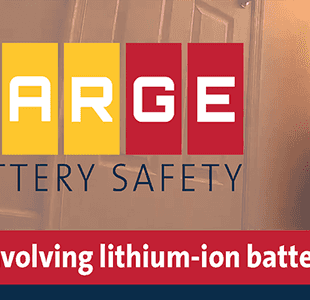 Take C.H.A.R.G.E. of Battery Safety Infographic
